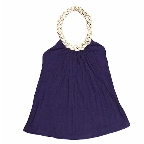 F21 Chain Neck Backless Halter Top - Picture 1 of 6